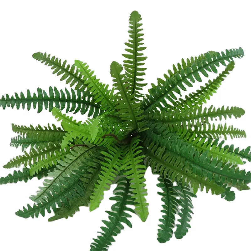 New Arrival Wholesale Supplies 18 heads Artificial Boston Fern for decoration