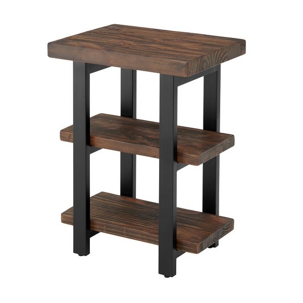 Carbon Loft Lawrence 2-shelf Rustic End Table