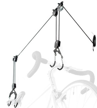 Delta Cycle El Greco Single Ceiling Hoist Bike Storage