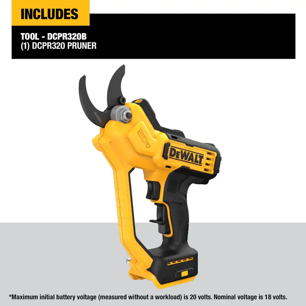 DEWALT DCPR320B 20V MAX Cordless Battery Powered Pruner (Tool Only)