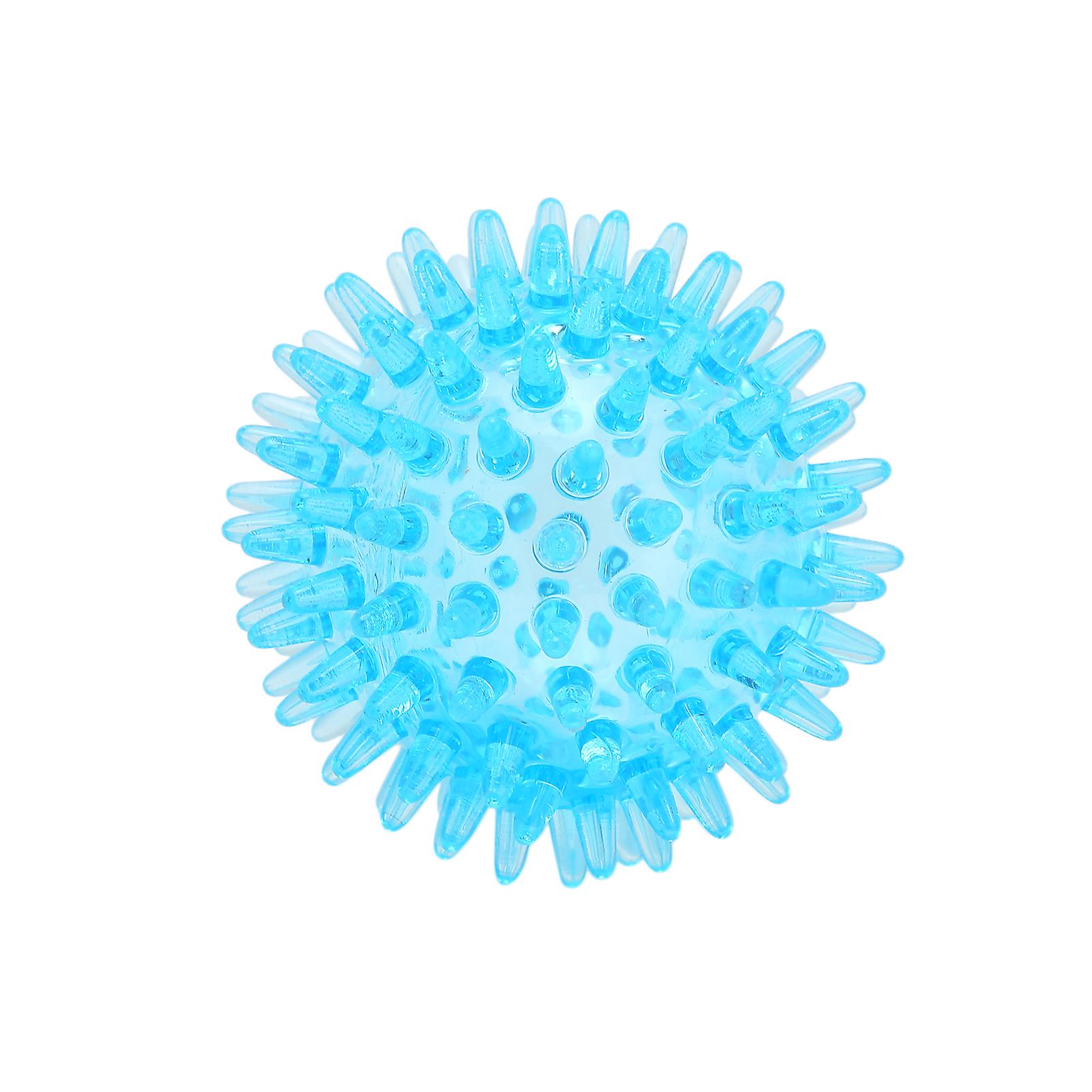 Spiky Ball Hollow Soft Transparent Strength Recovery Exercise Stress Relief Massage Ball For Hand Wrist7cm