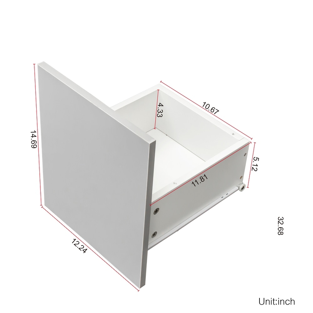 Sideboard Cupboard with LED Light Buffet Storage Cabinet TV Stand Unit Display Cabinet with Drawer and 2 Doors