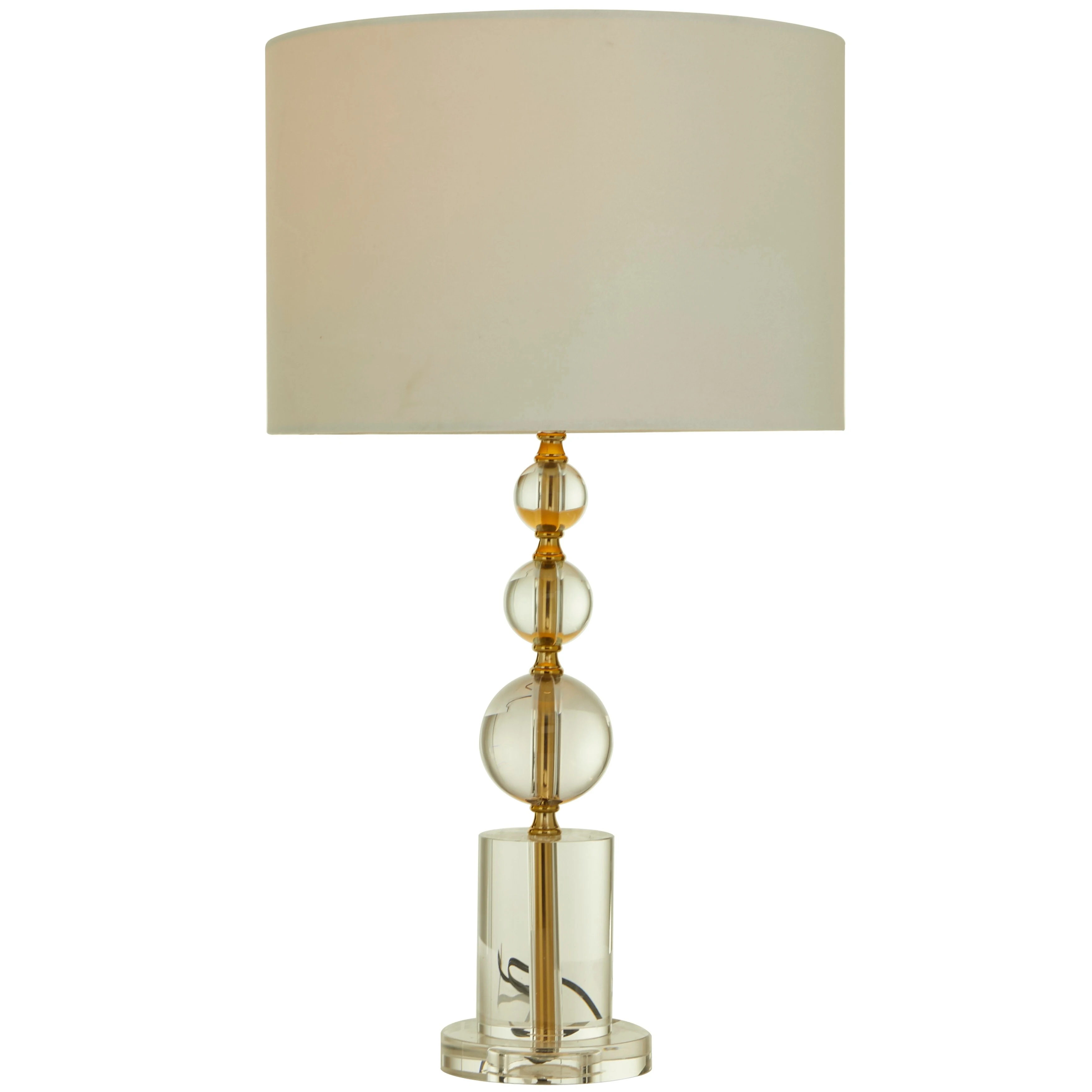 Gold Crystal Glam Table Lamp - 15 x 15 x 27