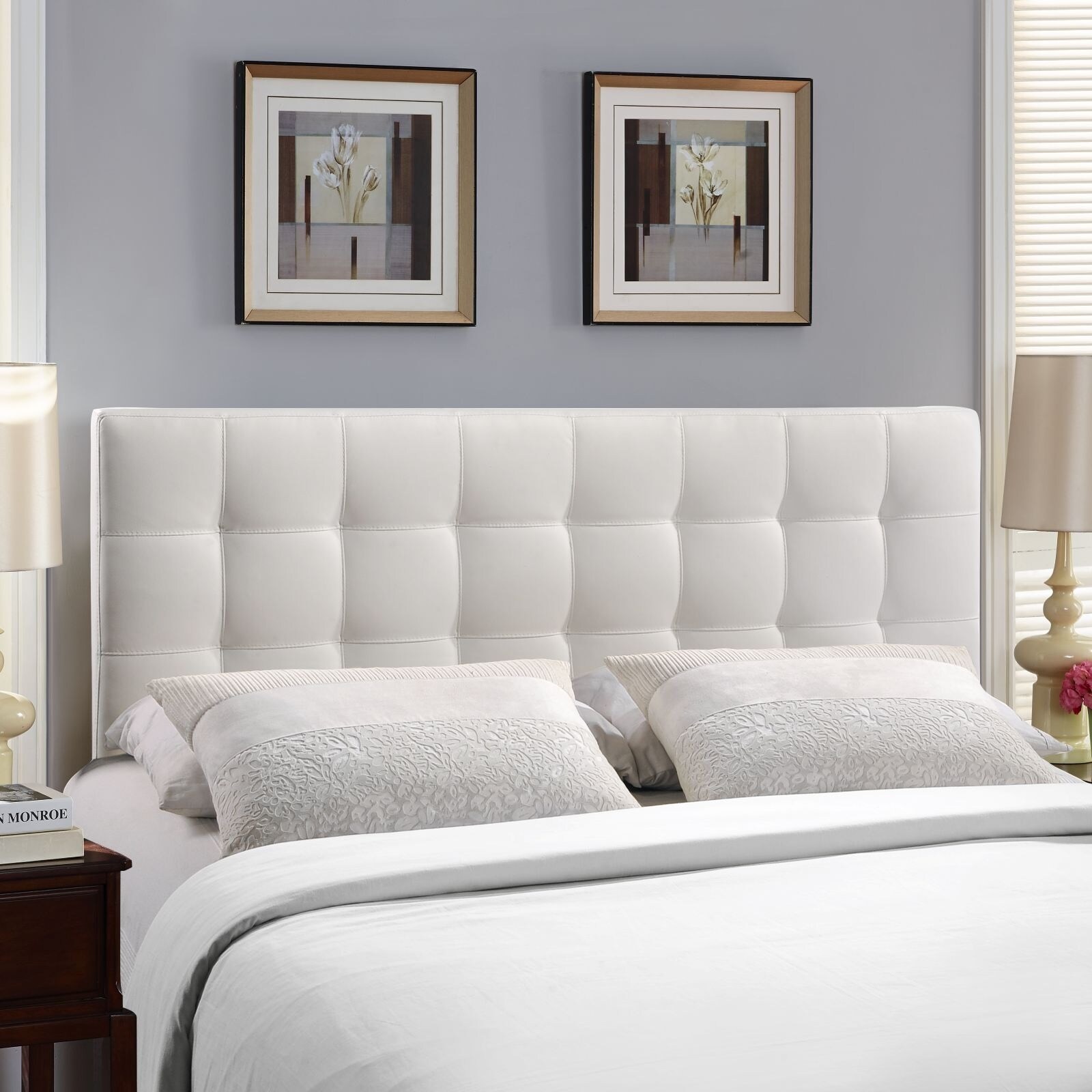 Lily Queen Vinyl Headboard - - 9238484