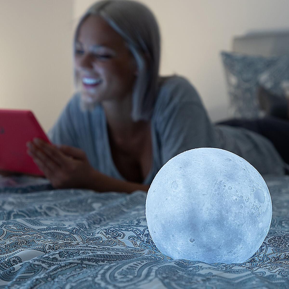 Rechargeable led moon lamp moondy innovagoods