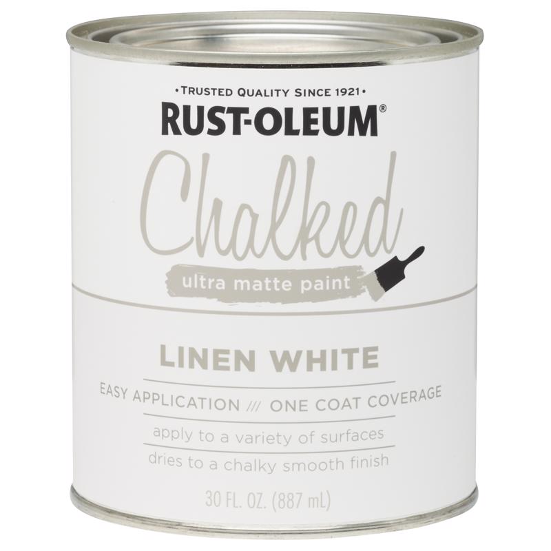 CHALK PAINT LIN WHT 30OZ