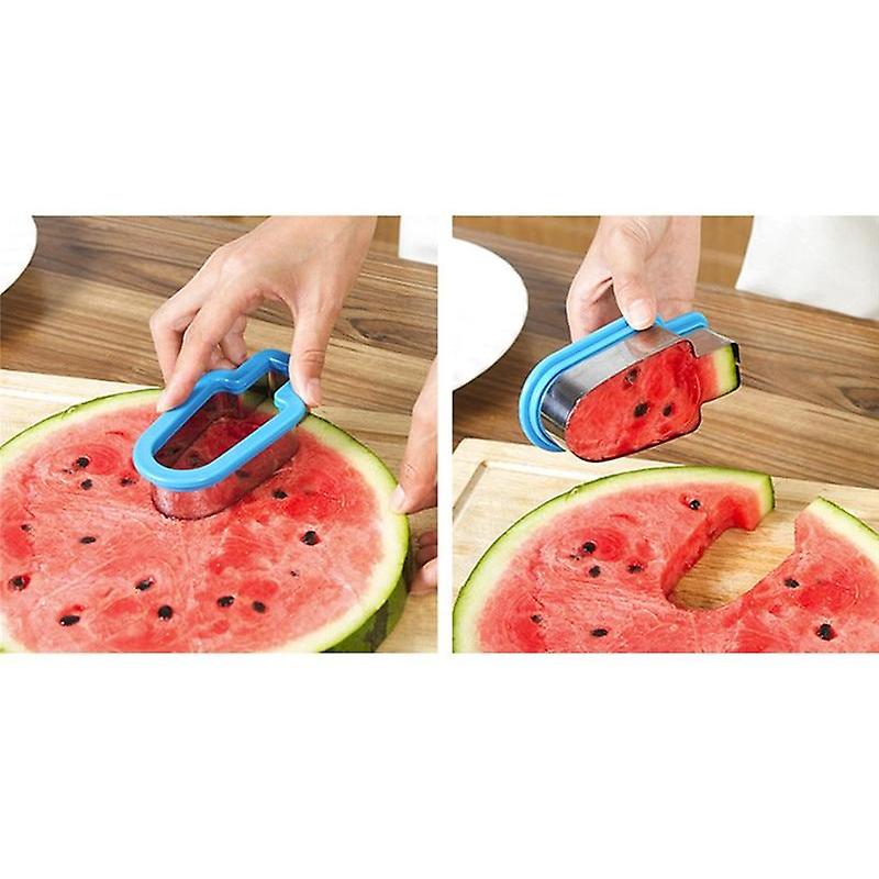 Creative Watermelon Slicer Ice Cream Popsicle Shape Melon Cutter