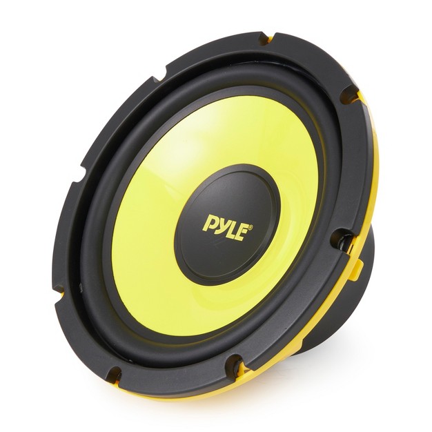 Pyle 400w 8 Inch 4 Ohm Pro Midbass Woofer Audio Component Woofer Sound Speaker System With 3 58 Inch Mount Depth For Car Stereo