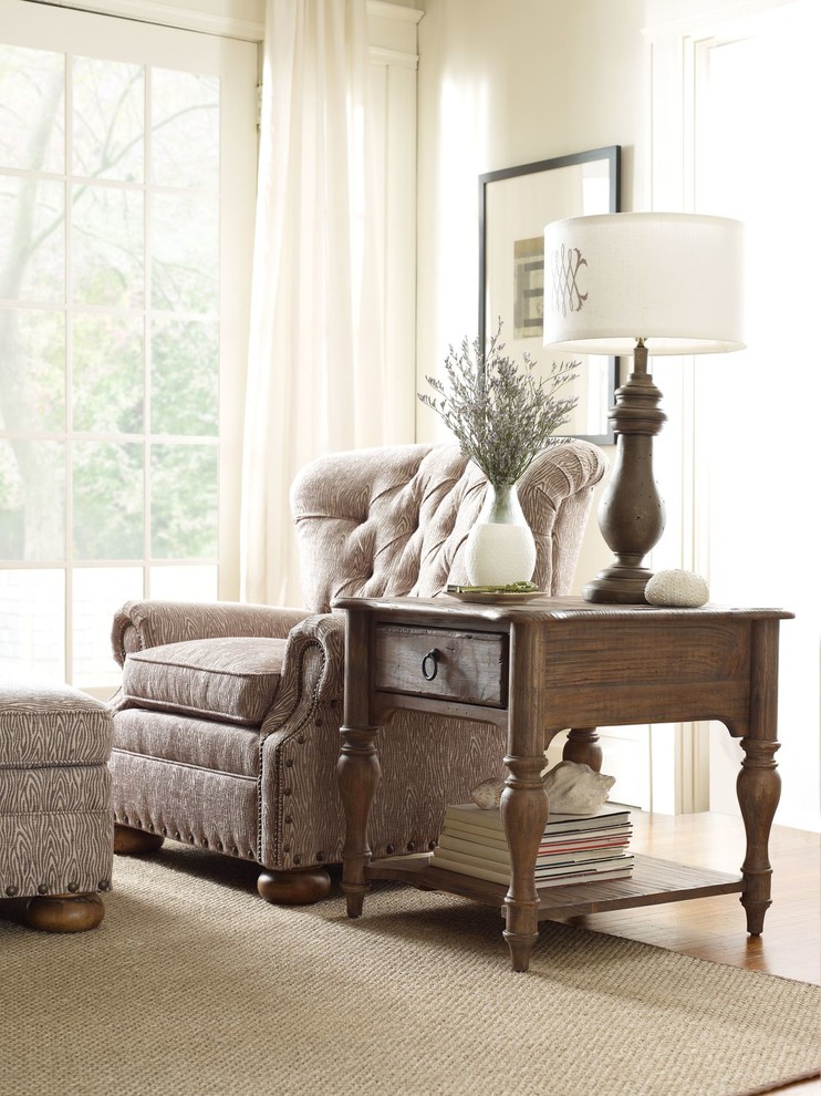 Kincaid Furniture Weatherford End Table  Heather   Traditional   Side Tables And End Tables   by Unlimited Furniture Group  Houzz