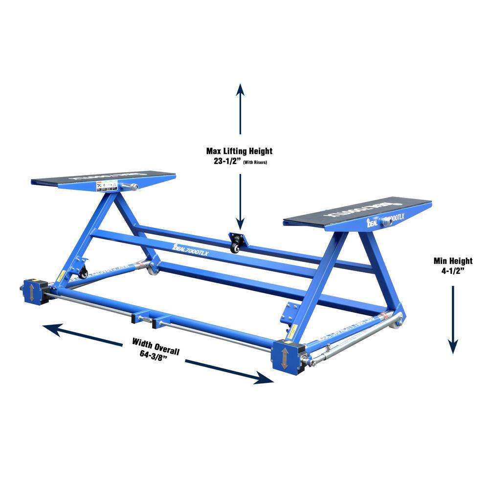 TUXEDO iDEAL 7000TLX Portable Auto Tilt Car Lift 7000TLX