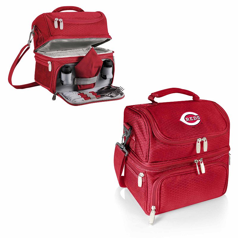 Picnic Time Cincinnati Reds Pranzo 7-Piece Insulated Cooler Lunch Tote Set