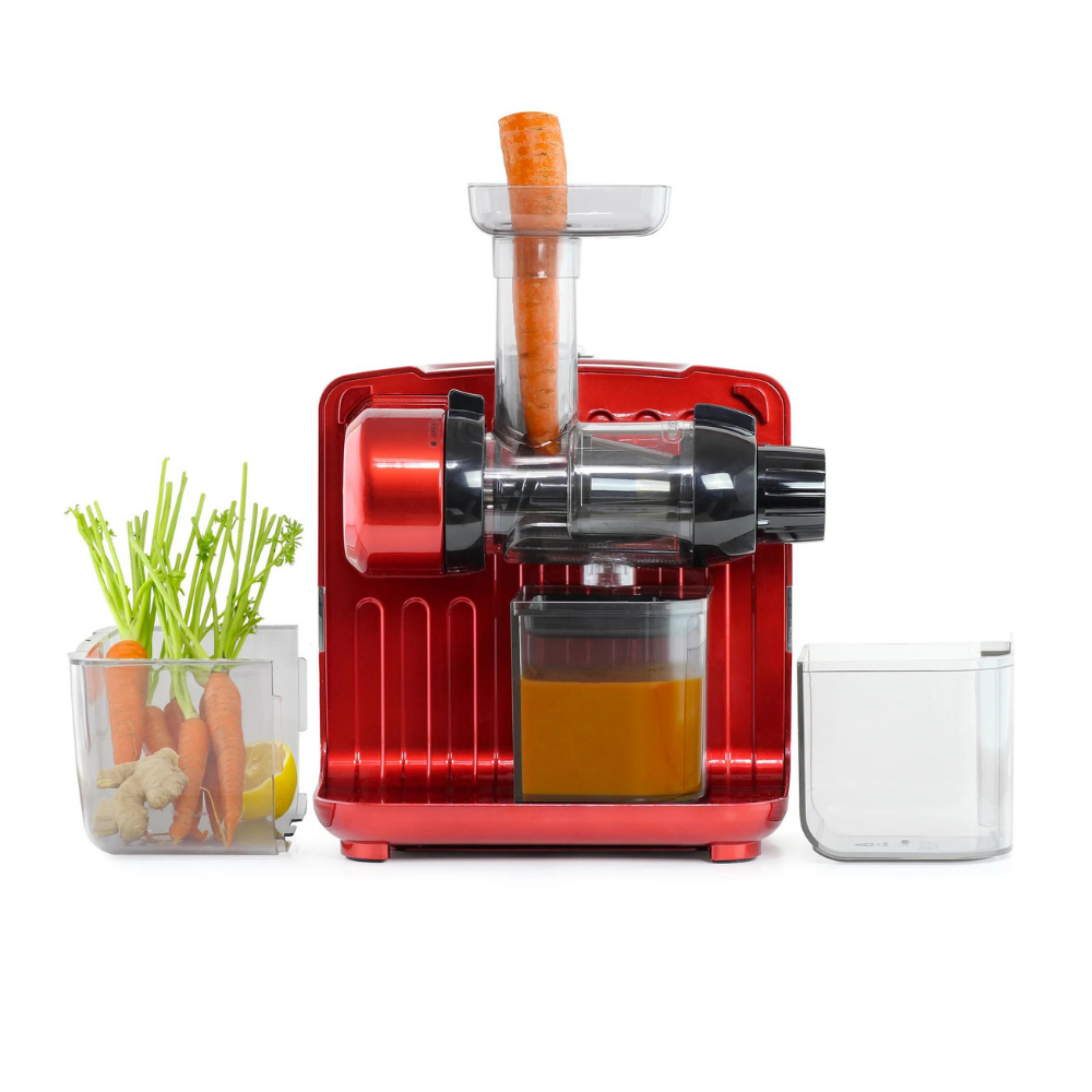 Omega Slow Masticating And Cold Press Juicer， Red JCUBE500RD - Kejku