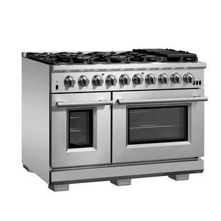 Forno Capriasca - Titanium Professional 48 in. Freestanding Gas Range FFSGS6260-48