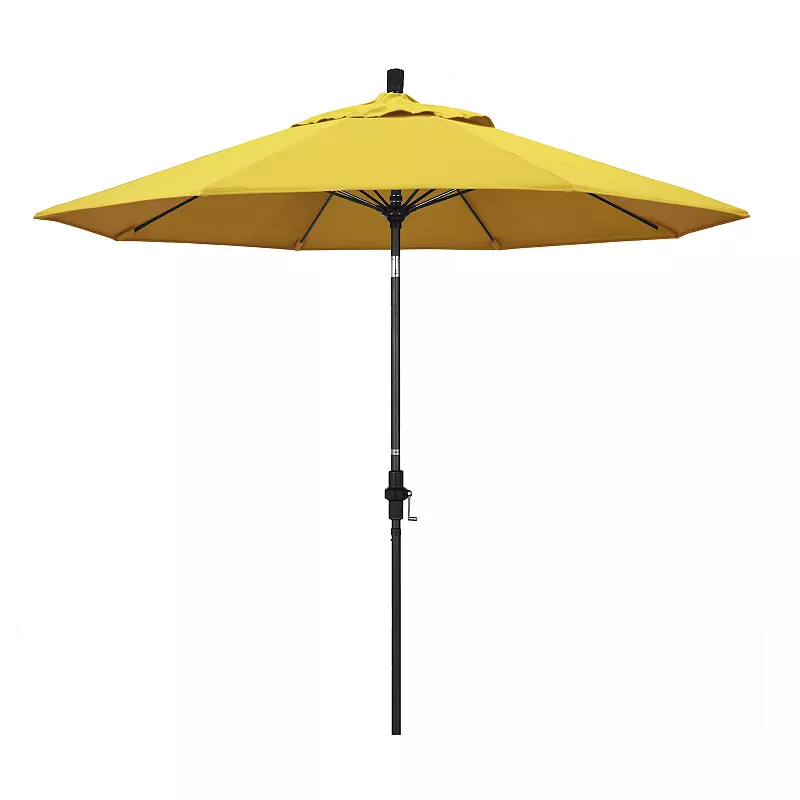 California Umbrella 9-ft. Sun Master Black Finish Patio Umbrella