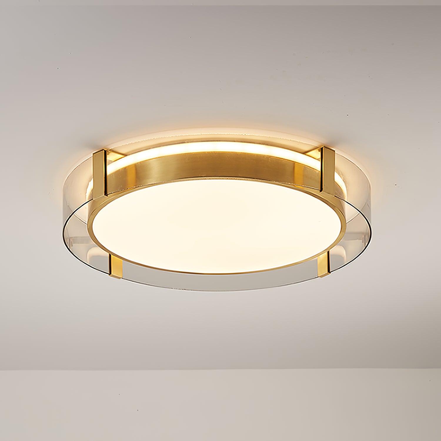 Round Low Profile Ceiling Light