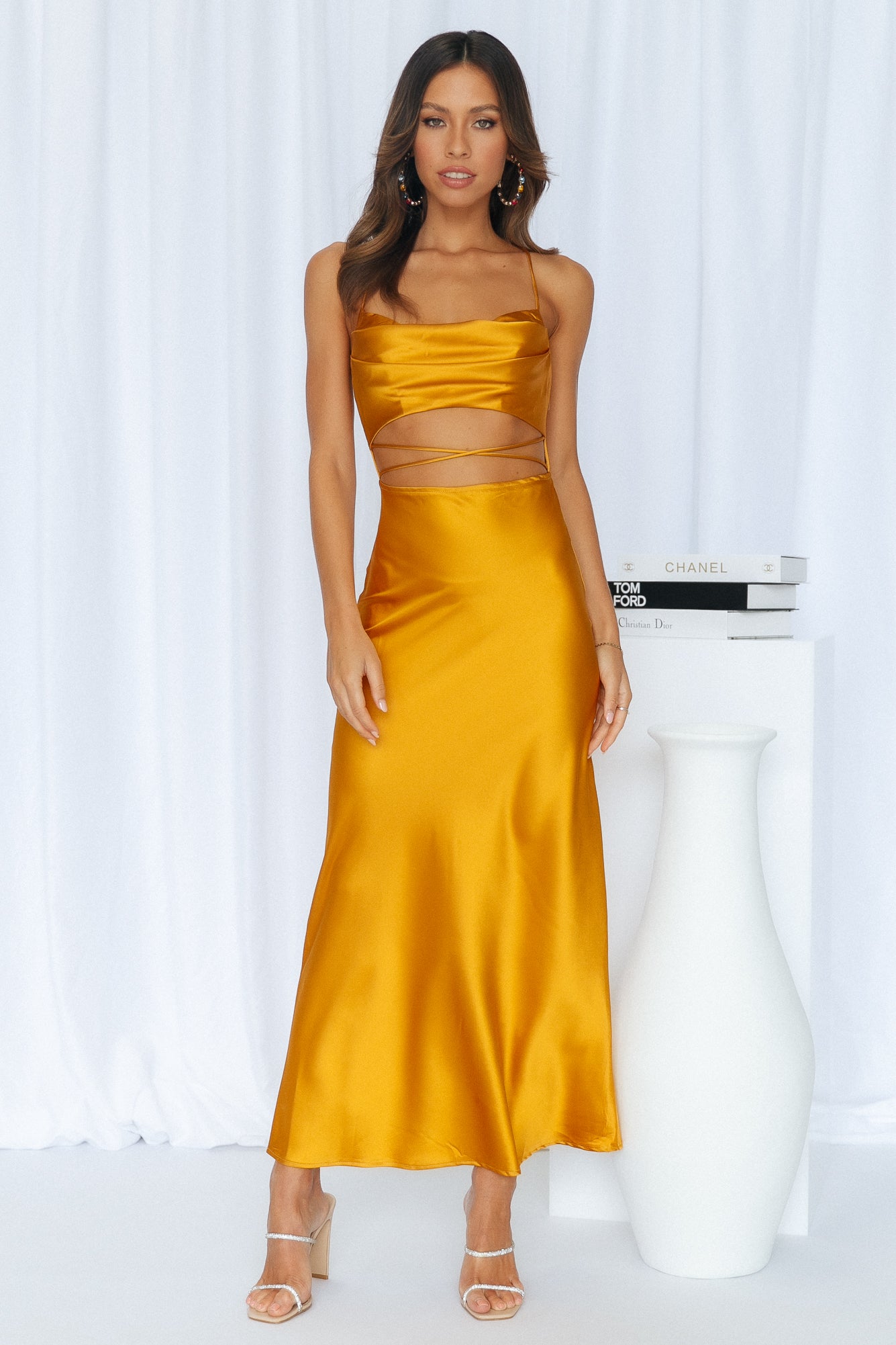 Made Love Midi Dress Golden