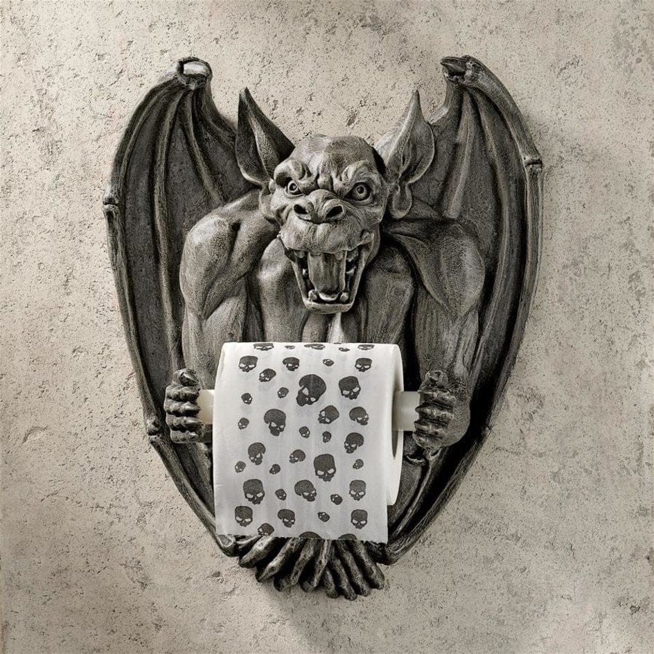 Gargoyle Gothic Toilet Paper Holder For Your bathroom-1