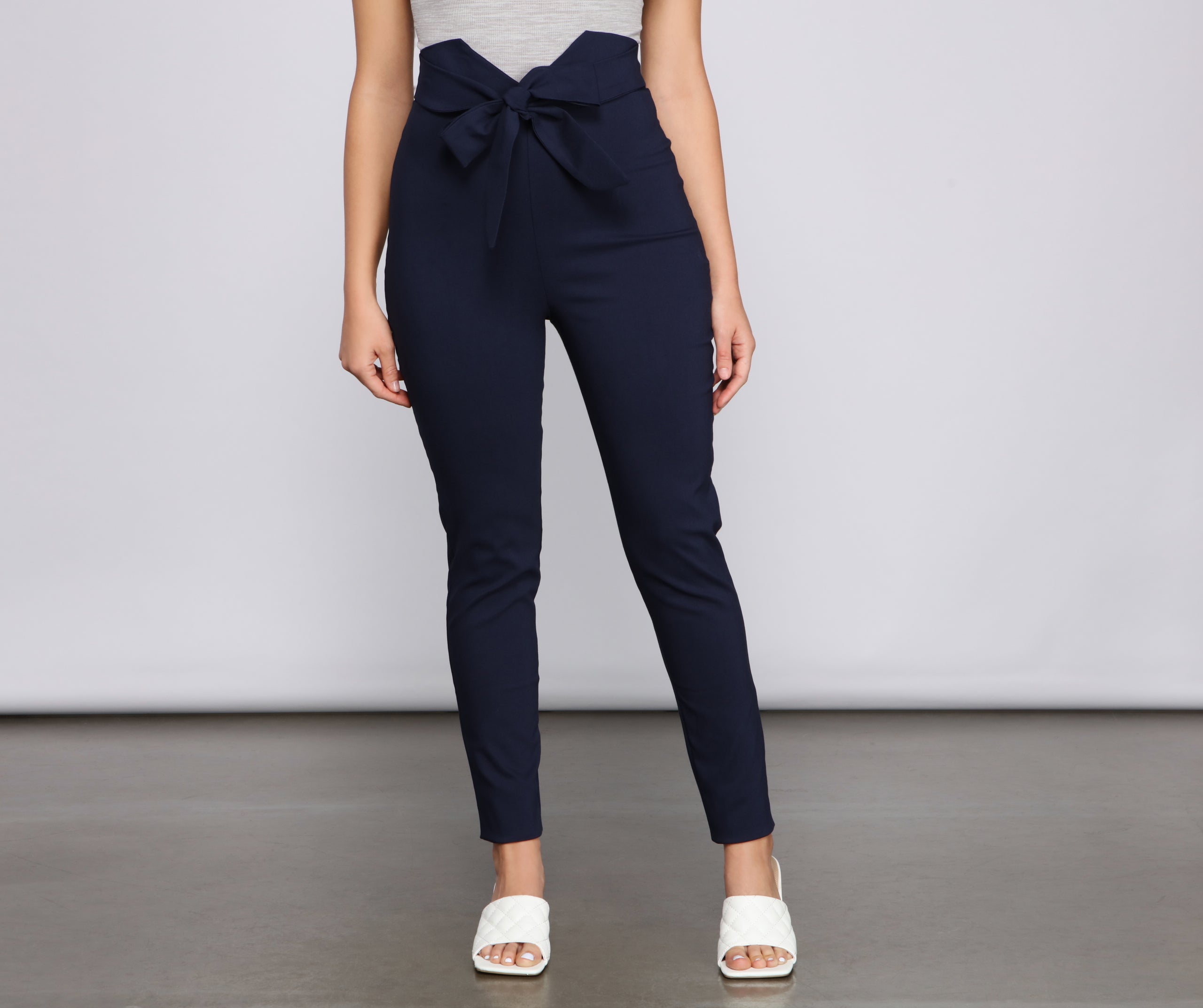 Perfectly Posh Tie-Waist Pants