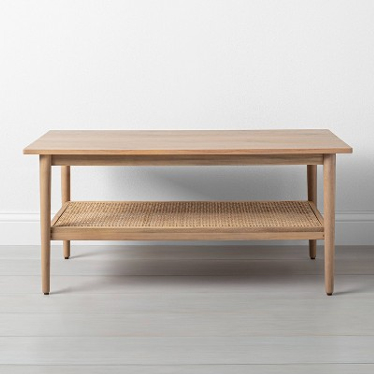 Wood and Cane Coffee Table Natural - Hearth and Hand with Magnolia