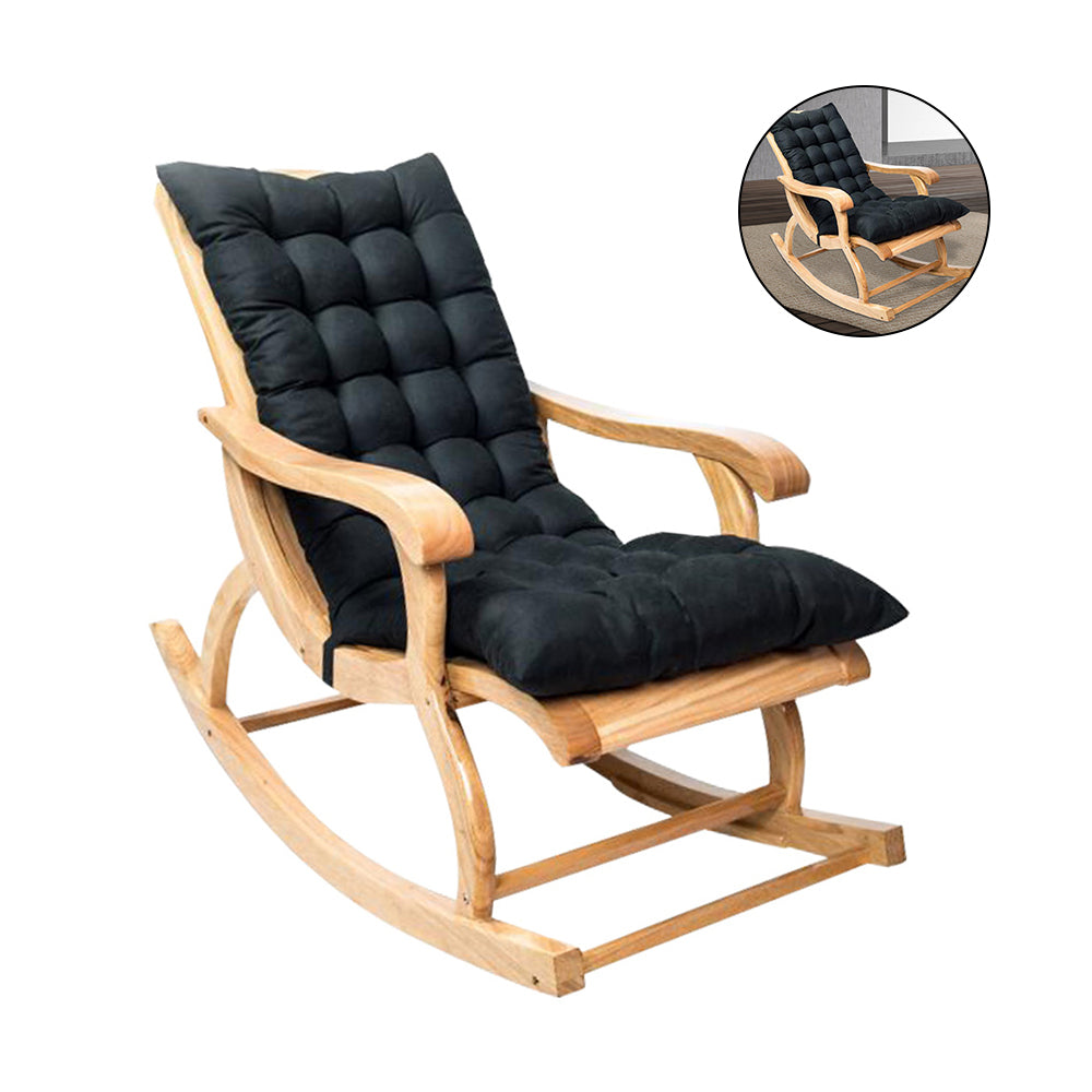 Willstar Rocking Chair Cushions Sun Lounger Cushions Chair Pads Deskchair Seat Cushion Wooden Rocking Chair Pad Mat