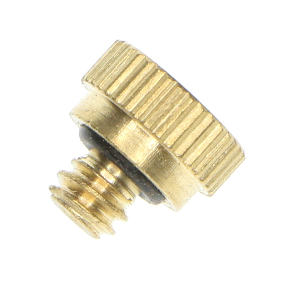 Brass Misting Nozzles - Low Pressure Misting er Water Hose Nozzle for Greenhouse， Landscaping， Outdoor Cooling Mister .3mm (3#) 0.3mm (3)