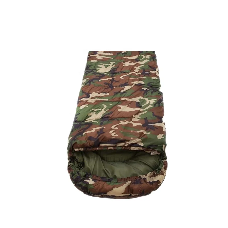 Outdoor Camouflage Customized Polyester Camping Waterproof Sleeping Bag