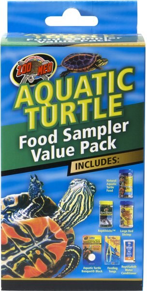 Zoo Med Aquatic Turtle Food Sampler Value Pack