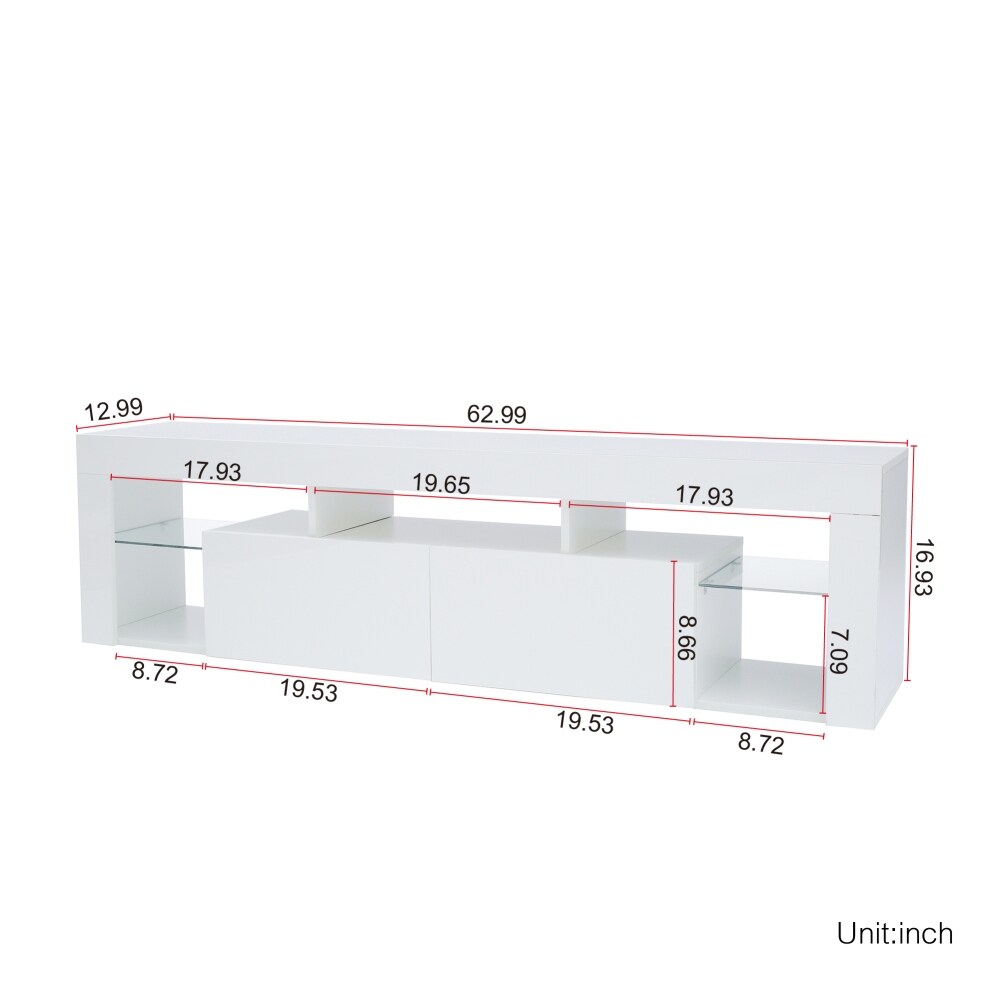 160 LED Wall Mounted Floating 63\