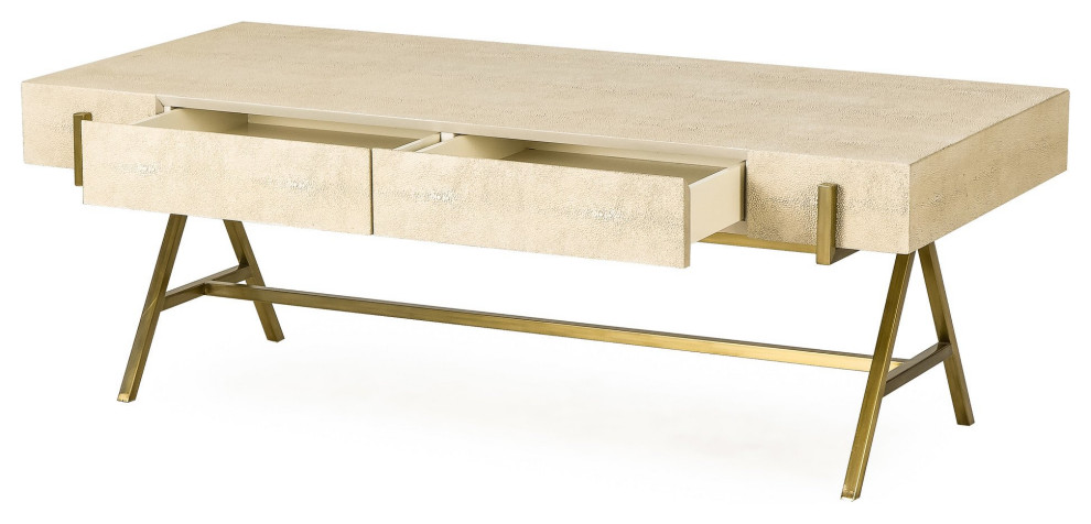 Abigail Coffee Table   Contemporary   Coffee Tables   by Peachtree Fine Furniture  Houzz