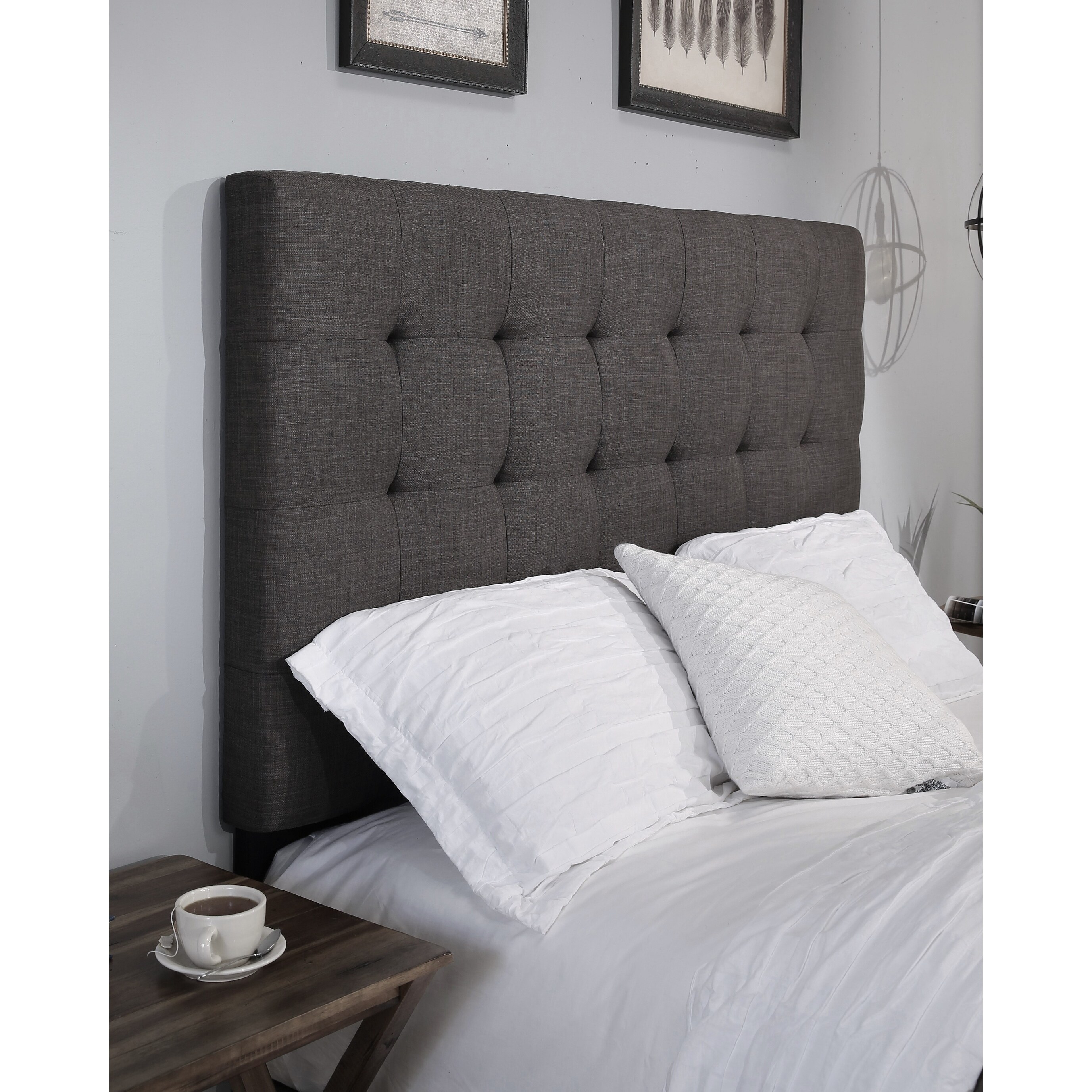 Manhattan Upholstered Tufted Headboard - - 20990857