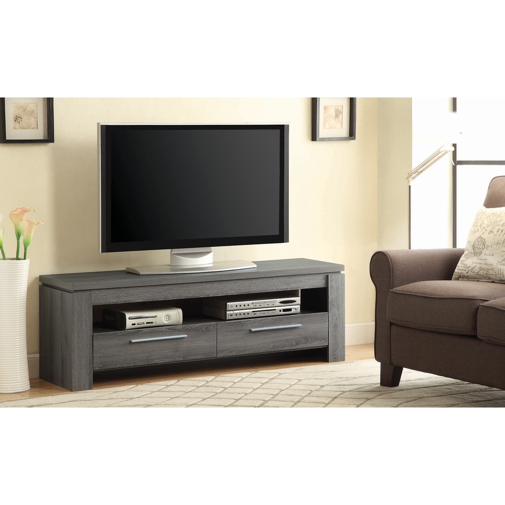 Hibbett 59 inch 2 drawer TV Console   59 inches in width