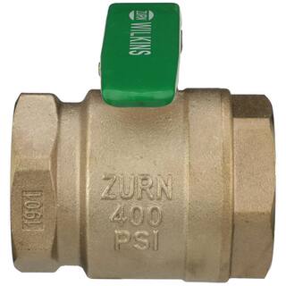 Zurn 2 in. Dia x 8.9 in. L Bronze Full Port Ball Valve 2-850XL