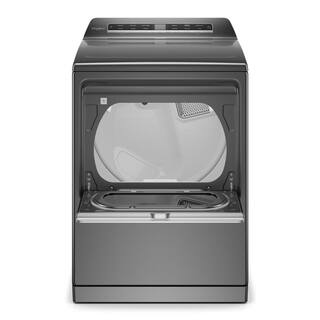 Whirlpool 7.4 cu. ft. Smart Chrome Shadow Electric Vented Dryer with Steam ENERGY STAR WED7120HC