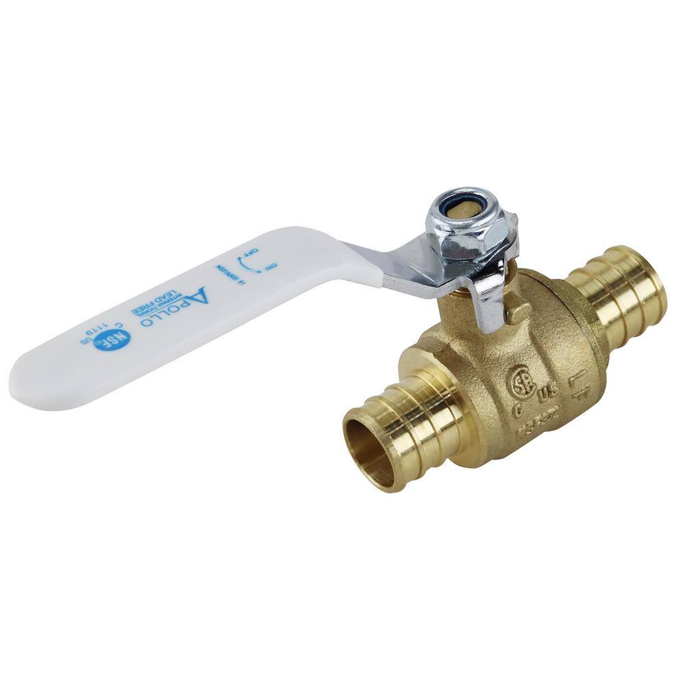 Apollo 34 in. Brass PEX-B Barb Ball Valve APXV3434