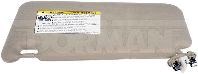 Dorman 74059 Passenger Side Sun Visor for Select Toyota Models， Gray