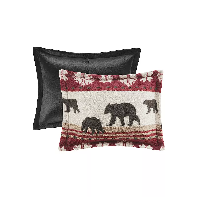 Woolrich Tunbridge Print Sherpa Comforter Set with Shams