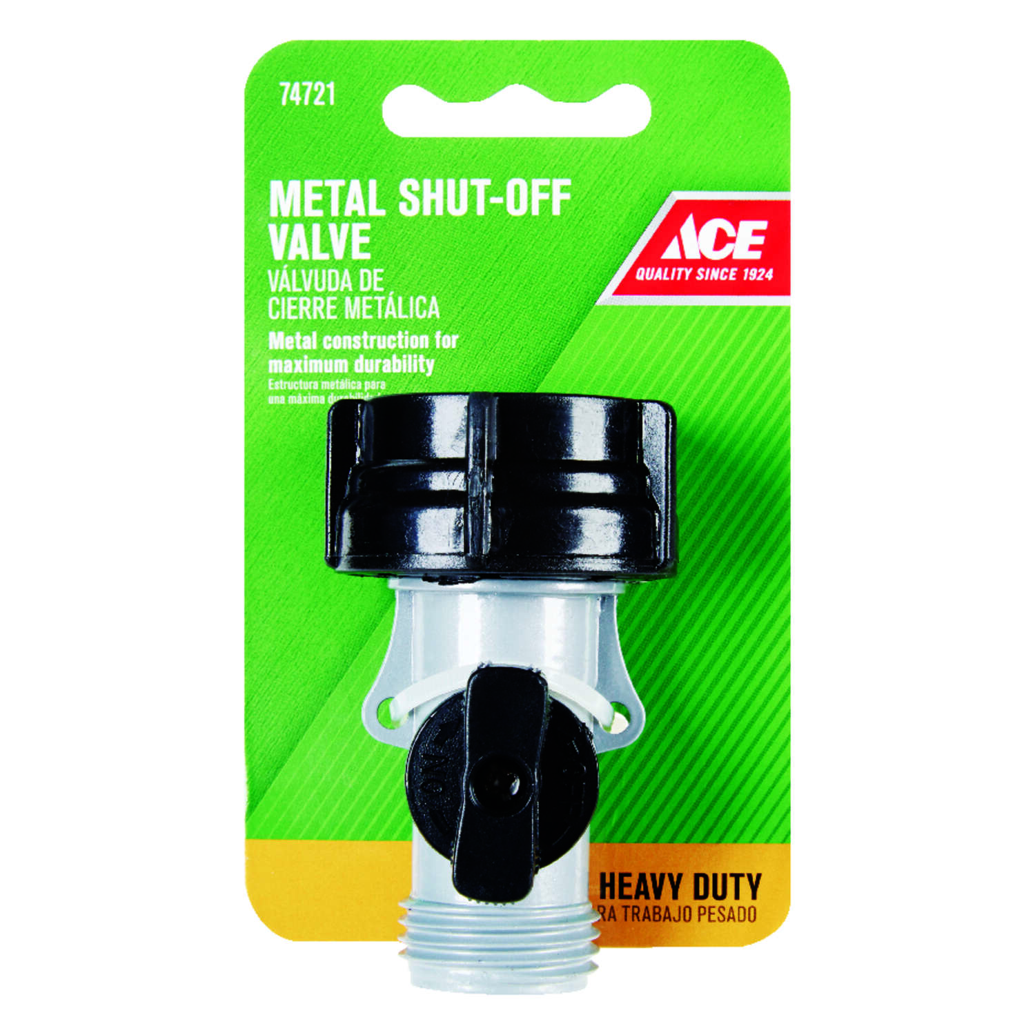 Ace Zinc Threaded Male Hose Shut-off Valve