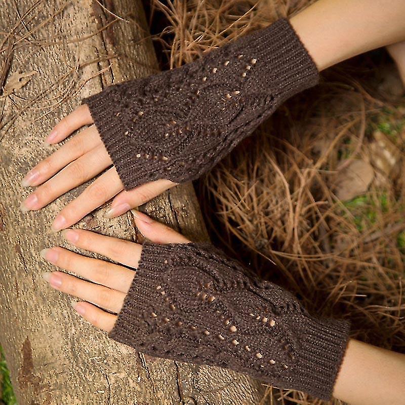 Women Gloves， Warmer Winter Gloves， Fingerless Gloves