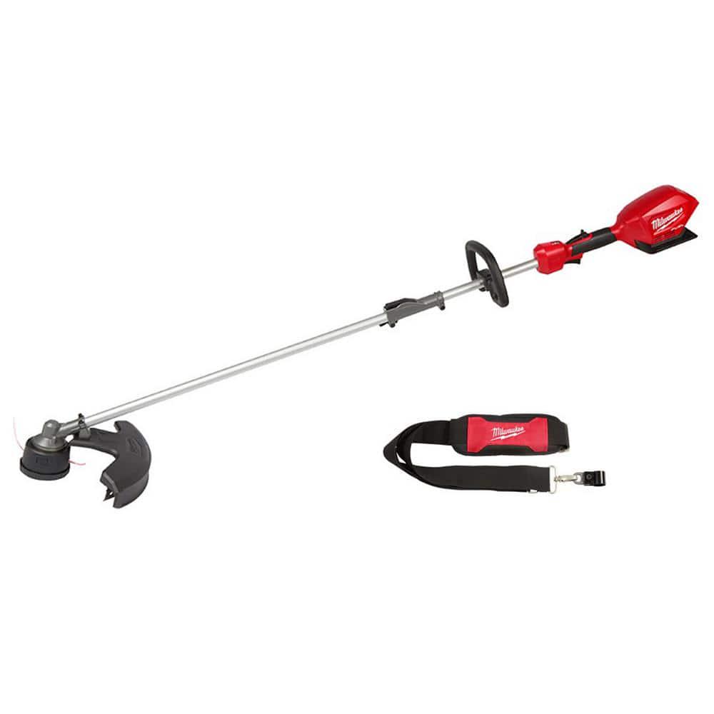 Milwaukee M18 FUEL 18V LithiumIon Cordless Brushless String Grass Trimmer w Attachment Capability and Replacement Should Strap