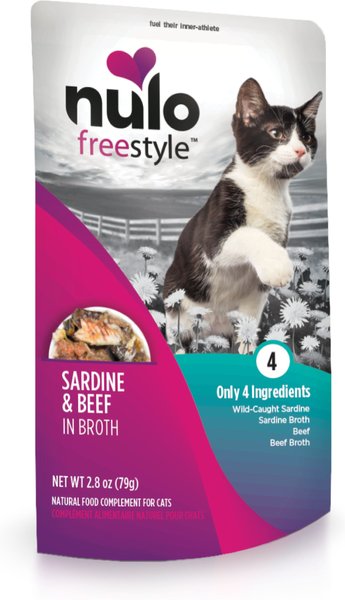 Nulo FreeStyle Sardine and Beef in Broth Cat Food Topper