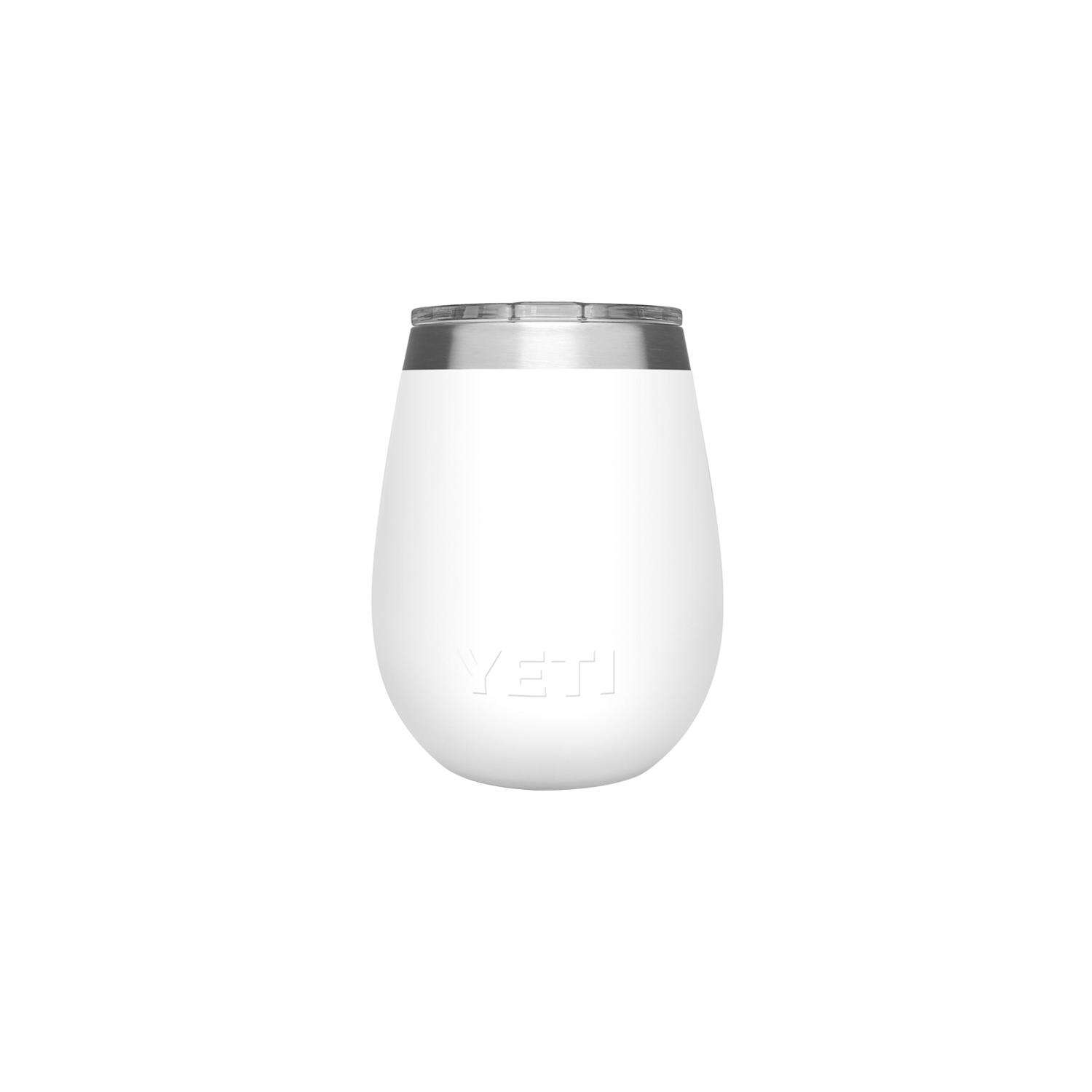 YETI Rambler 10 oz White BPA Free Wine Tumbler with MagSlider Lid