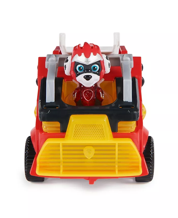 PAW Patrol The Mighty Movie  Firetruck Toy with Marshall Mighty Pups Action Figure