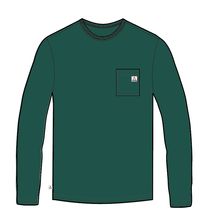 Heritage Recycled Relaxed Fit LS T-Shirt - Forest Green