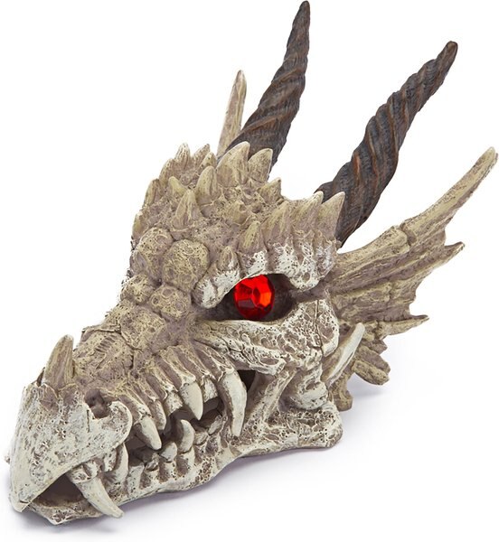 Penn-Plax Dragon Skull Gazer Aquarium Ornament