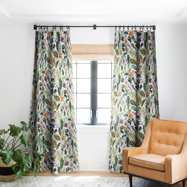 1pc Blackout Window Curtain Panel Deny Designs