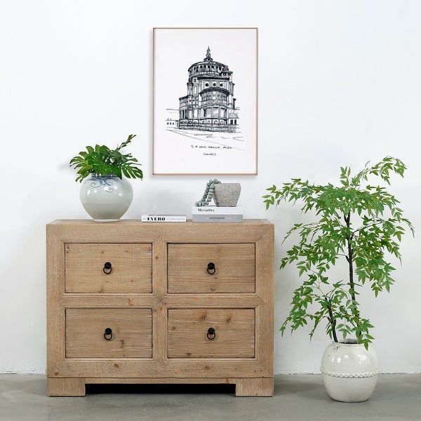 Artissance Capri Chest of Drawers Weathered Natural Pine 47x18x35H