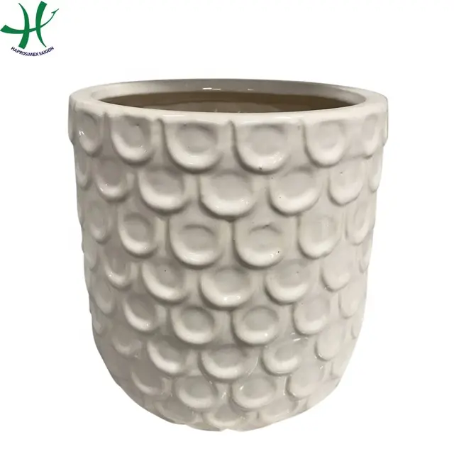 Wholesale custom design black flower plant pots  garden planter supplies decorations for home