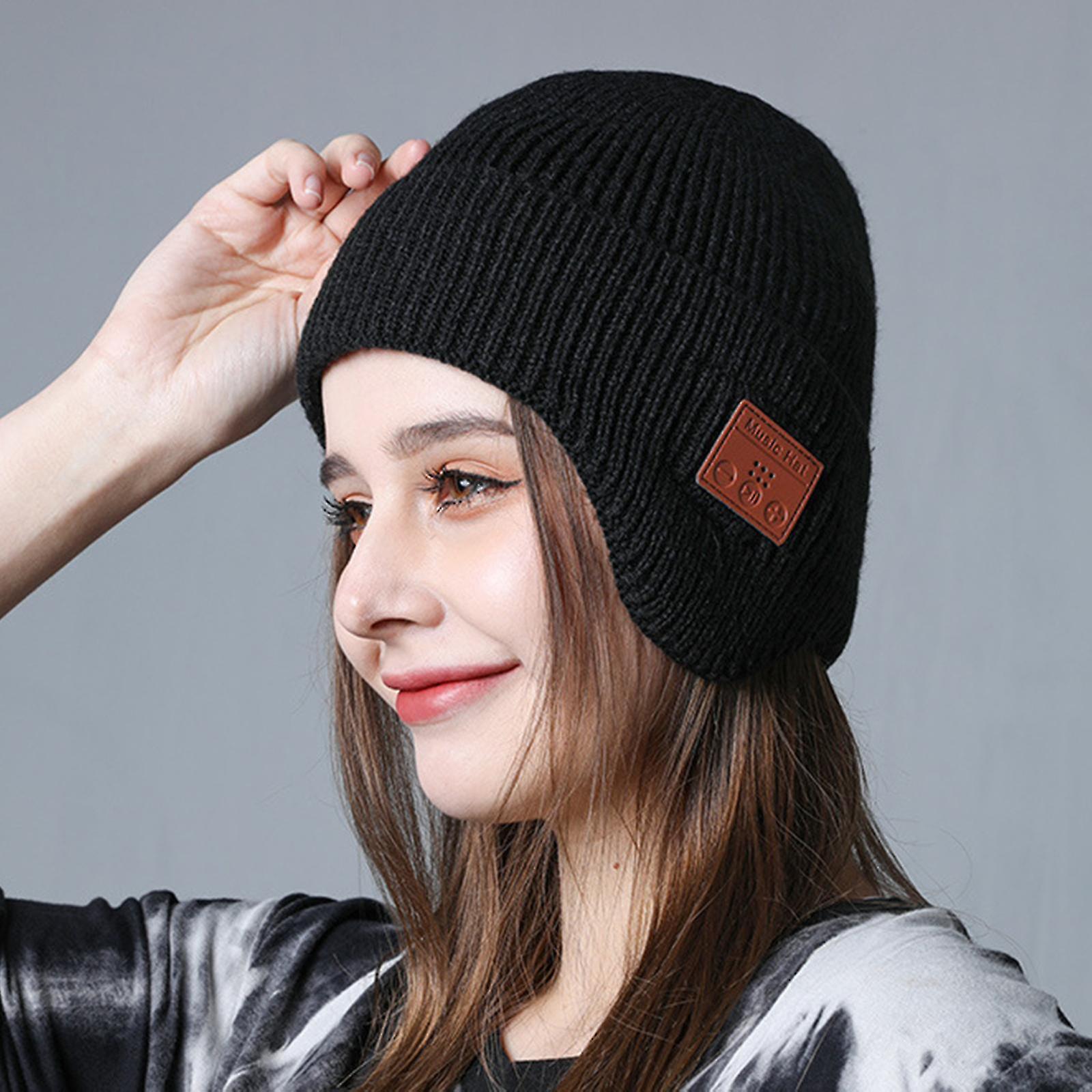 With Microphone Bluetooth Beanie Gifts Men/women For Handsfree Call Winter Unisex Portable Headset Headband