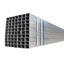 Factory Square Tube Hollow Steel Metal Tube Pipe Galvanized Steel Rectangular Pipe Customized Hot Dipped Hot Rolled Fence Post