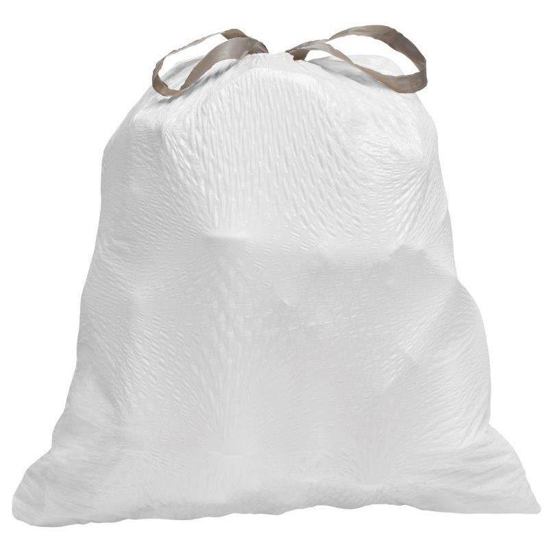 HDX 13 Gallon White Fresh Scent Drawstring Trash Bags (50-Count) HDX13GDSFRESH50